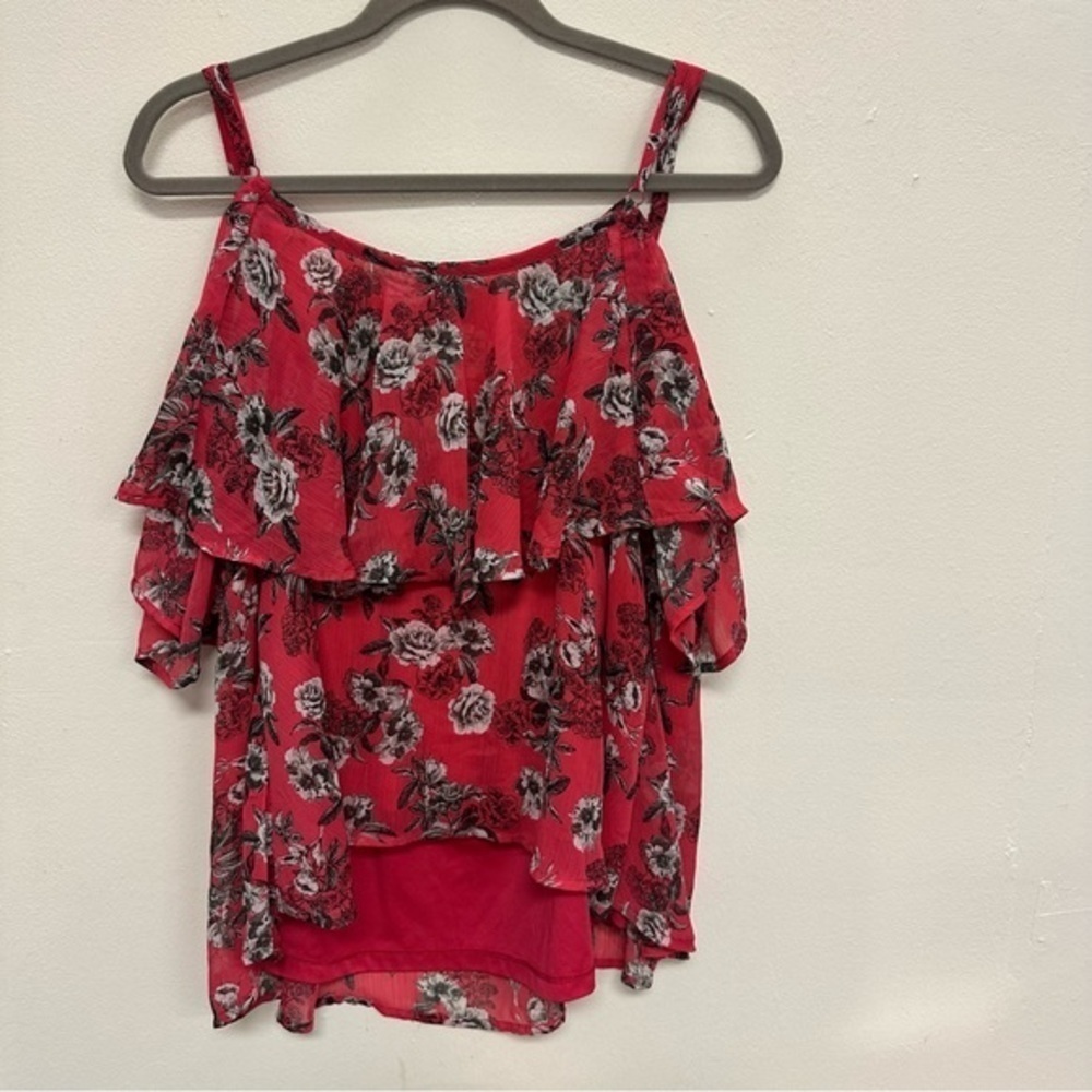 Torrid floral sleeveless blouse 1X - Picture 4 of 4